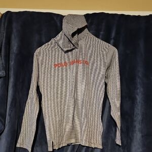 Polo by Ralph Lauren Black and White Hooded Shirt